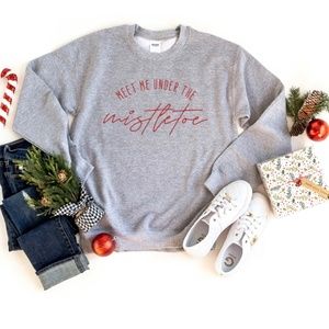 Meet Me Sweatshirt (white lettering)